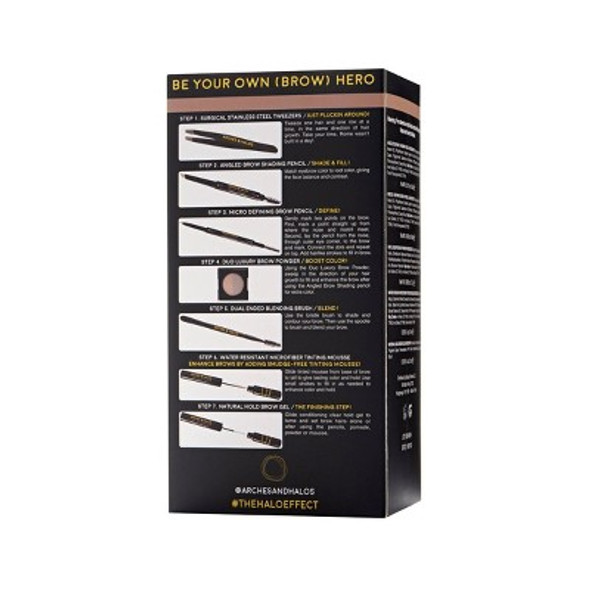 Arches & Halos Ultimate Brow Hero Kit Light - 7pc