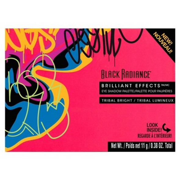 Black Radiance Brilliant Effects Eye Shadow Palette - Bright - 0.38oz