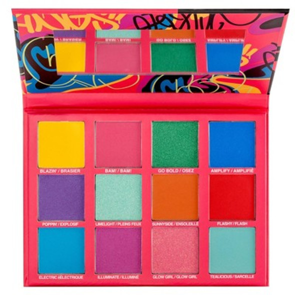 Black Radiance Brilliant Effects Eye Shadow Palette - Bright - 0.38oz