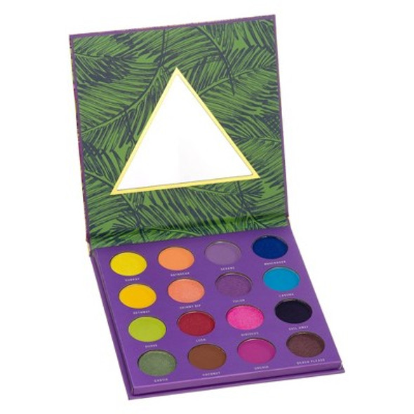 Color Story Pressed Pigment Eyeshadow Palette - Tropical Glow - 0.54oz