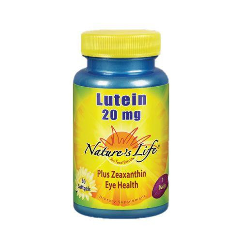 Lutein 30 Softgels By Nature'S Life