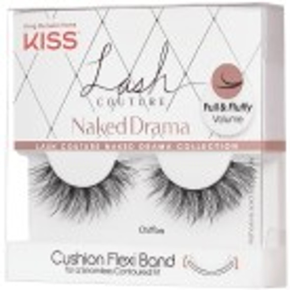 KISS Lash Couture Naked Drama Fake Eyelashes - Chiffon - 1 Pair