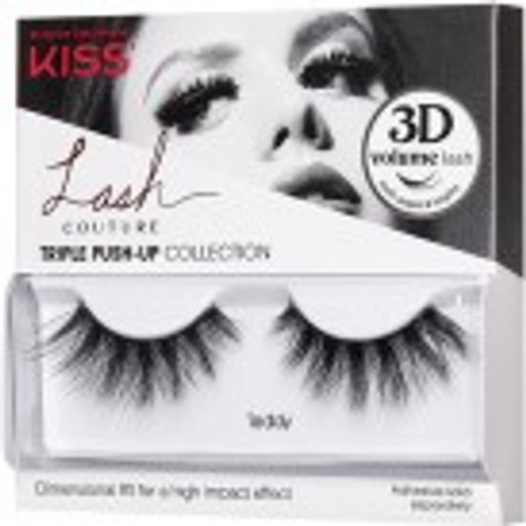 KISS Lash Couture Triple Push-Up Fake Eyelashes - Teddy - 1 Pair