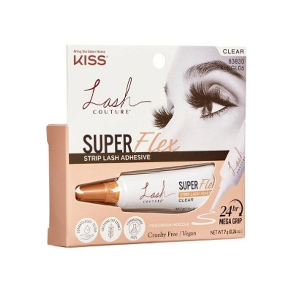 KISS Products Lash Couture Glue - Clear False Eyelashes - 0.24oz