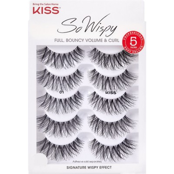 KISS So Wispy False Eyelashes - Multipack - 5 Pairs