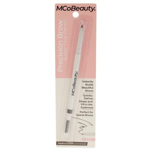 Precision Brow Super Fine Pencil - Medium Dark by MCoBeauty for Women - 0.007 oz Eyebrow