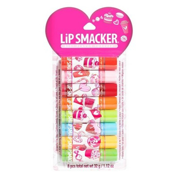 Lip Smacker Party Pack Lip Makeup - Sweet Hearts - 8pc