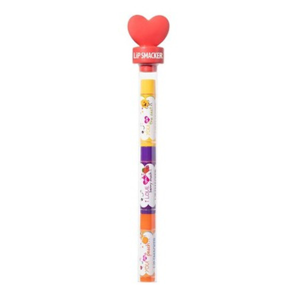 Lip Smacker Heart Toppers Lip Makeup - Red - 3pc