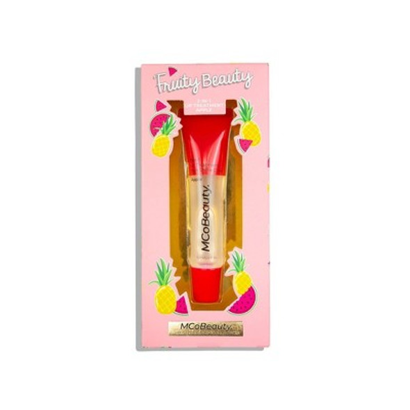 MCoBeauty Fruity Beauty 2-In-1 Lip Treatment and High Shine Gloss - Womens Lipgloss - 0.5 oz