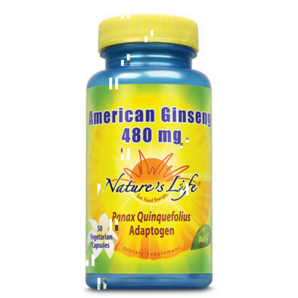 American Ginseng 50 caps by Nature's Life