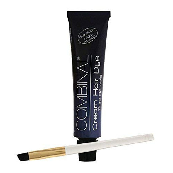 Combinal Cream Hair Dye (Blue Black) .5 oz with Brush