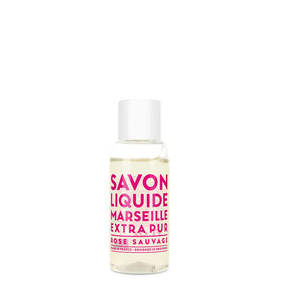 Compagnie de Provence Savon de Marseille Extra Pure Liquid Soap, Wild Rose - 1 Oz Travel