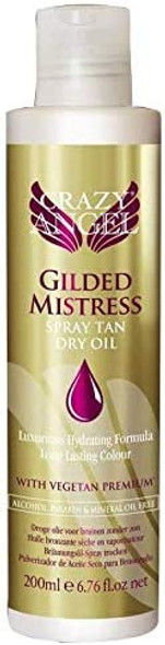 Crazy Angel Gilded Mistress Spray Tan Dry Oil, 200 ml