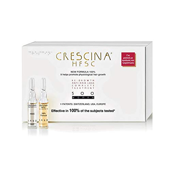 Crescina HFSC 100% Complete Treatment 500 Woman 10+10 amp