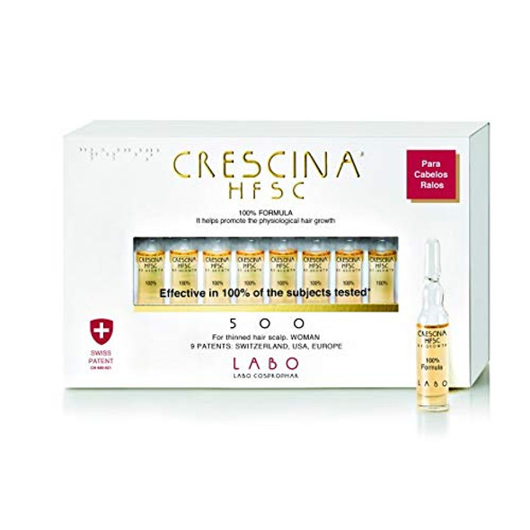 Crescina HFSC 100% for Women 500 - Serious Hair Loss 20 Vials