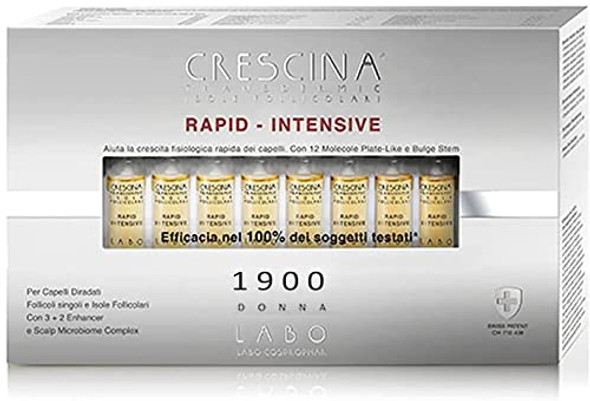 Crescina Transdermic RAPID-INTENSIVE 1900 Woman 40 Hair Growth Vials