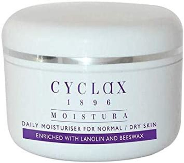 THREE PACKS of Cyclax Moistura Daily Moisturiser For Normal/Dry Skin 50g