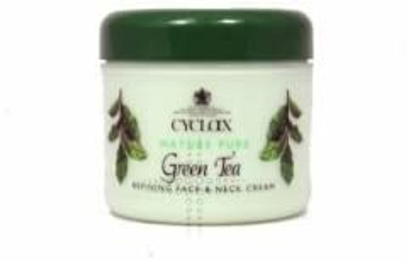 THREE PACKS of Cyclax Nature Pure Green Tea Face & Neck Cream 300ml (Cyc344)