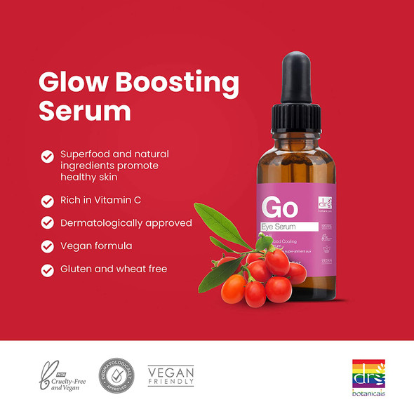 The Apothecary by Dr Botanicals Goji Superfood Glow Boosting Serum 30 ml / 1.01 fl oz