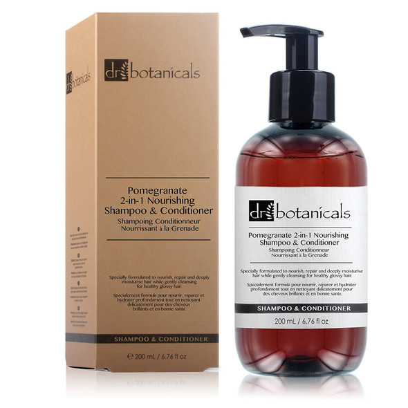 Dr Botanicals Pomegranate 2-in-1 Nourishing Shampoo & Conditioner