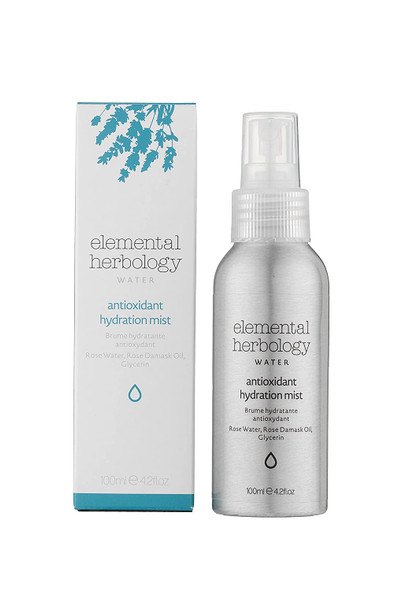 Elemental Herbology Antioxidant Hydration Mist, 4.2 Fl Oz- pure Rose Damask Water facial toner for all skin types