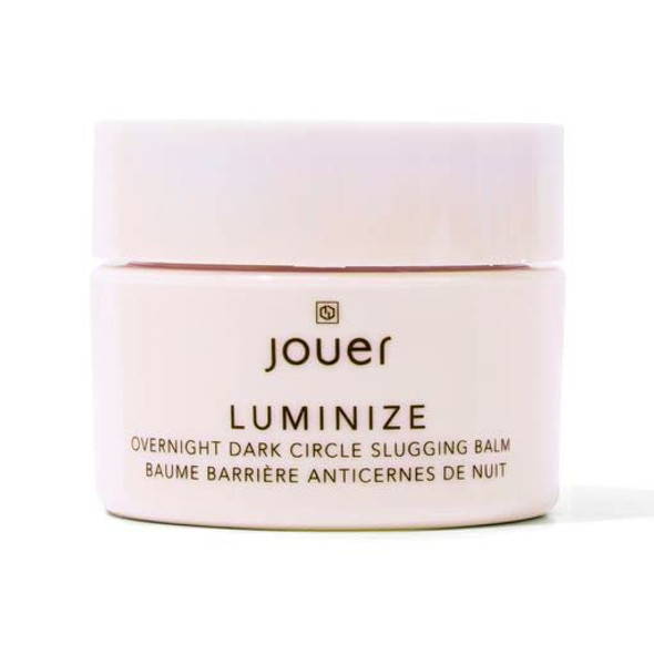 Jouer Luminize Overnight Dark Circle Slugging Balm  Fragrance Free, Caffeine Eye Cream, Overnight Eye Treatment, Brightening Eye Balm, Paraben Free, Gluten & Cruelty Free