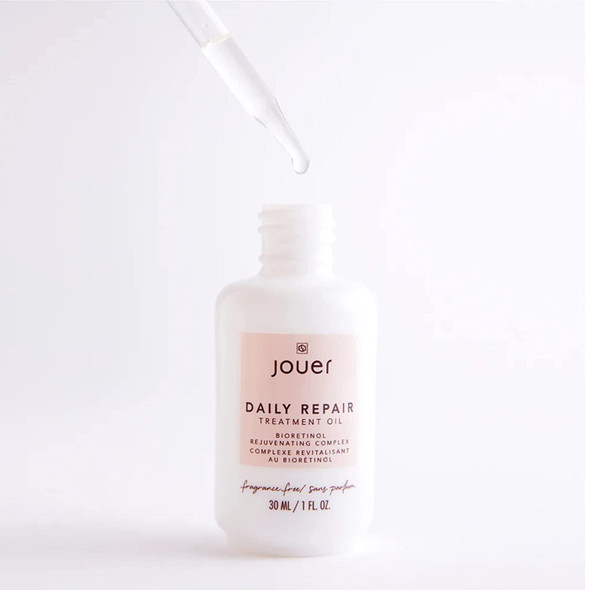 Jouer Daily Repair Treatment Oil  Rejuvenating Complex - Nourishing Multipurpose Face, Scalp & Body Oil - Healthy Ingredients - Paraben, Gluten & Cruelty Free - Vegan Friendly