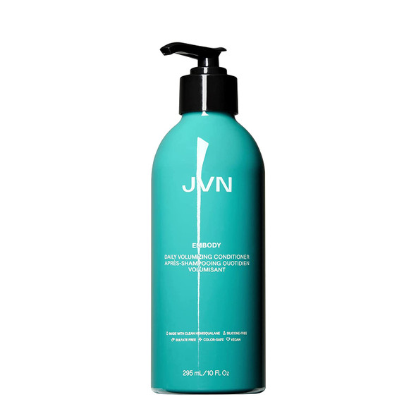 JVN Embody Volumizing Conditioner, Clean, Volume-boosting Conditioner for All Hair Types, Adds Fullness and Restores Shine, Sulfate Free (10 Fl Oz)