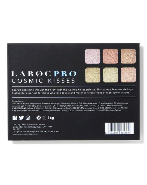 LaRoc PRO Cosmic Kisses Highlighter Palette