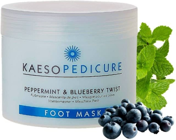 Kaeso Peppermint and Blueberry Twist Foot Mask 450 ml