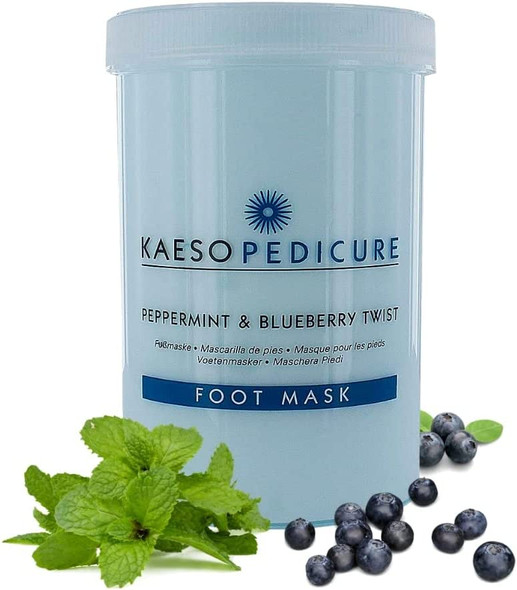 Kaeso Foot Mask, Peppermint and Blueberry Twist, 1200 ml by Kaeso