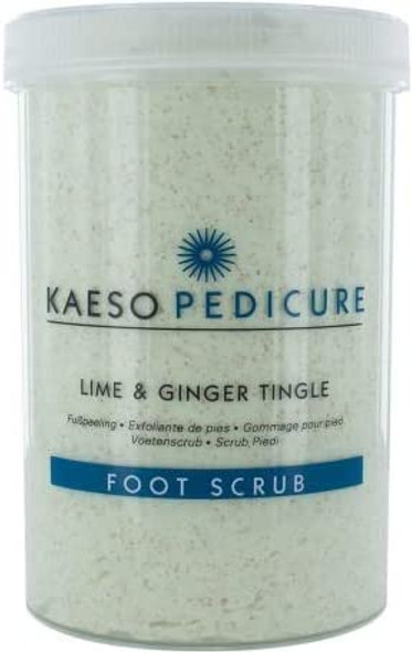 Kaeso Foot Scrub, Lime and Ginger Tingle, 1200 ml