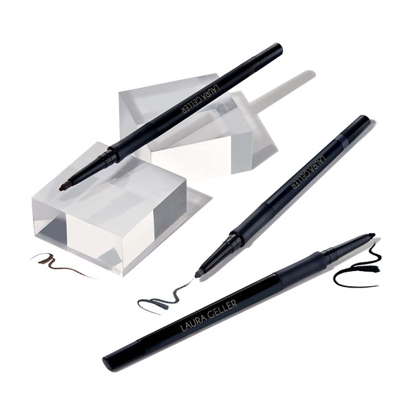 LAURA GELLER NEW YORK INKcredible Eyeliner Kit (3 PC): Inkcredible Waterproof Gel Eyeliner Pencil, Black Bird, Brown Sugar, and Graphite