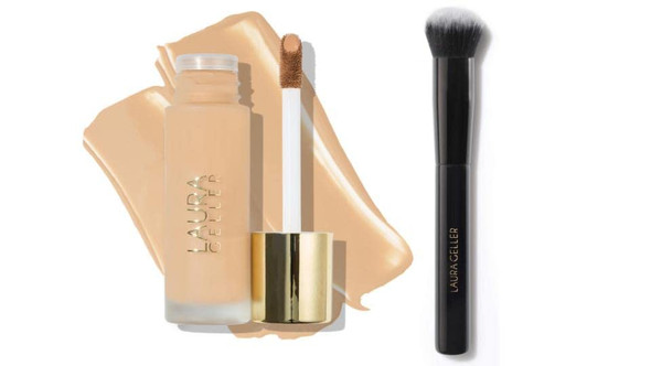 LAURA GELLER Double Take Liquid Foundation, Light - Medium to Full
