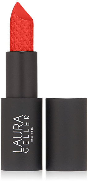 LAURA GELLER NEW YORK Iconic Baked Sculpting Lipstick with Moisturizing Creamy Formula - Lightweight, Long Lasting and Smudge Proof Lip Color, Big Red Apple