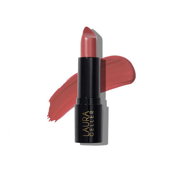 LAURA GELLER NEW YORK Modern Classic Lipstick, Luxurious Creamy Soft Moisturizing Lip Color, 1 Oz, Glorious