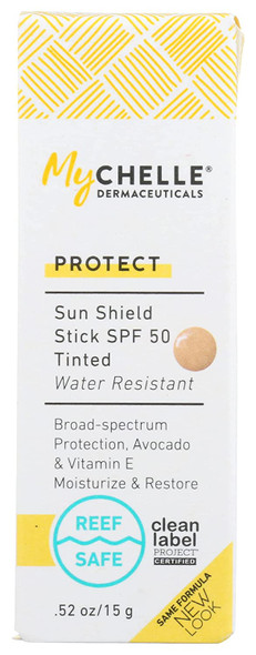 Mychelle Dermaceuticals Protect SPF50 Tinted Sun Shield Stick, Cruelty Free, 0.5 Ounce (Pack of 1)