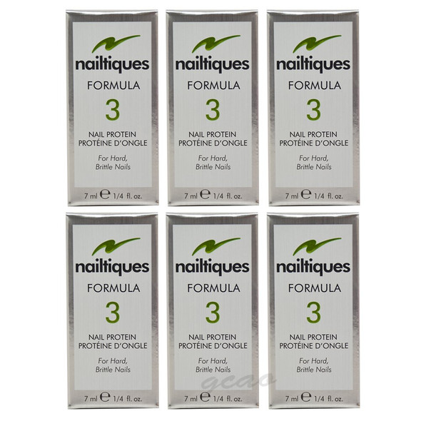 Nailtiques Formula 3, 0.25 oz (6 pack)