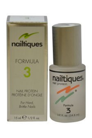 Nailtiques Nail Protein Formula 3 - care for naturally hard, dry nails - 0.5 oz by Nailtiques