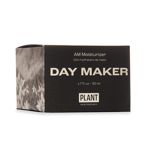 plant apothecary Day Maker: 1.7oz Daily Moisturizer with Vitamin E, Edelweiss, Watermelon, Apple, Lentil Fruit Extract - Retaining Skin Moisture - Hydrating Facial Cream & Skin Care for Men and Women