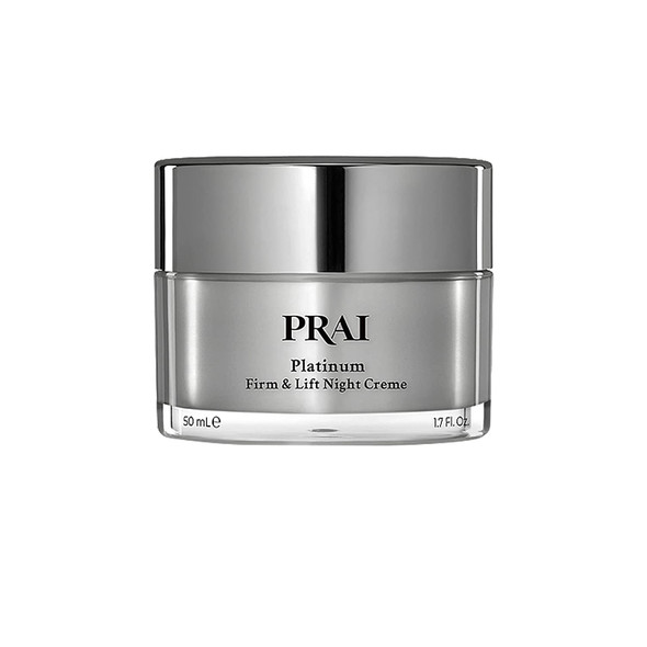 PRAI Beauty Platinum Firm & Lift Night Creme - Anti-Aging & Hydrating - 1.7 Oz