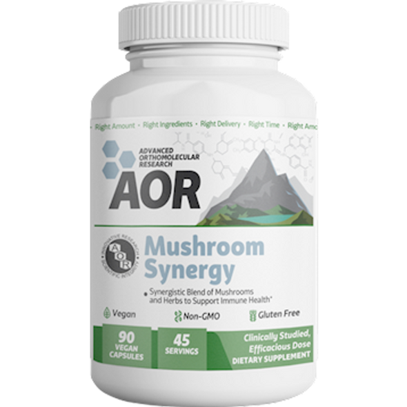 Advanced Orthomolecular Research Inc - Mushroom Synergy 90 Veggie Capsules