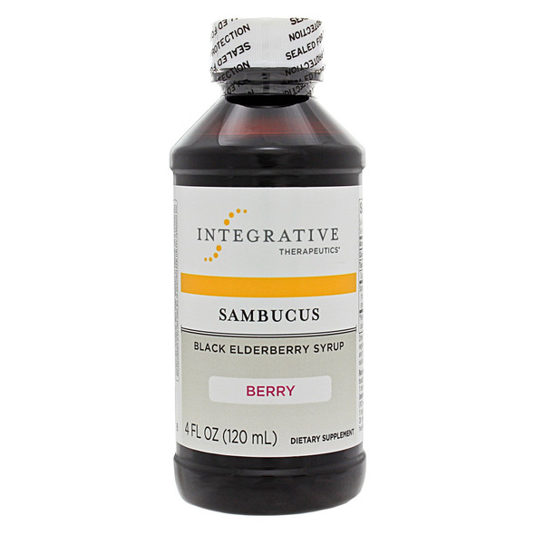 Sambucus Black Elderberry Syrup 4 Ounces - Integrative Therapeutics