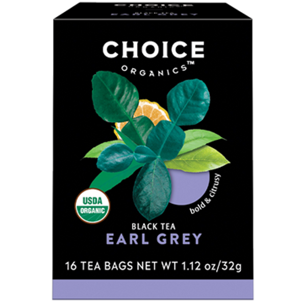 Choice Organic Tea - Earl Grey Tea Organic 16 Tea Bags