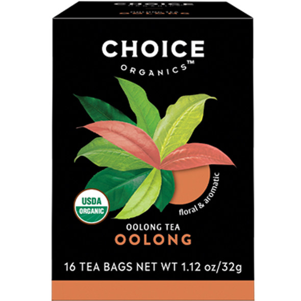 Choice Organic Tea - Oolong Tea Organic 16 Tea Bags