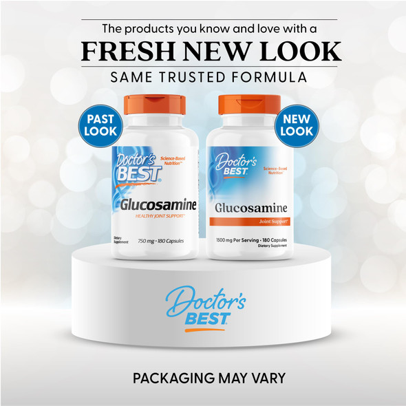 Doctor'S Best Glucosamine Sulfate 750Mg 180 Capsules