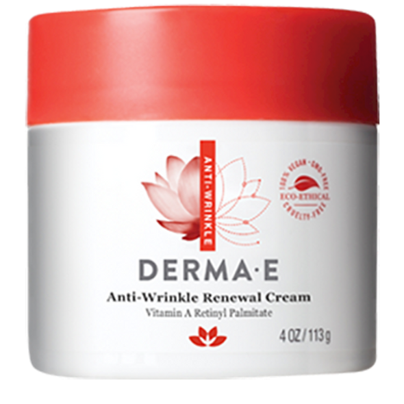 DermaE Natural Bodycare - Anti-Wrinkle Renewal Cream 4 oz