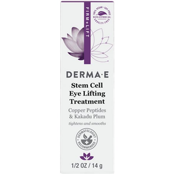 DermaE Natural Bodycare - Stem Cell Eye Lifting Treatment 0.5 oz