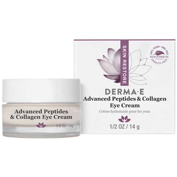 Dermae Natural Bodycare - Adv Peptides & Collagen Eye Cream 0.5 Oz