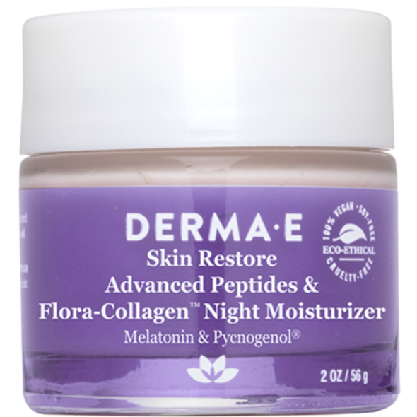 DermaE Natural Bodycare - Advanced Peptides Night Moist 2 oz